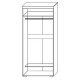 Шкаф распашной 2Д Сокме Марк 206х90х54 Дуб родос/Венге магия (SKM-081290) - фото 2