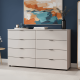 Комод Doros Рон 8 Кашемир 8 Ящичков 130х38х81 (DRS-011776) - фото 1