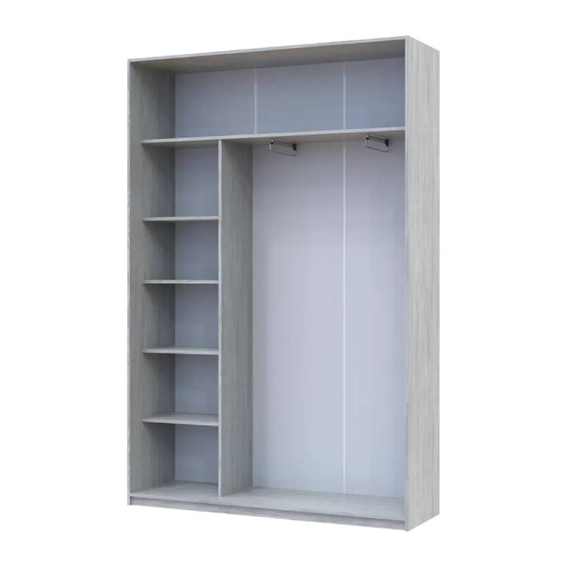 Шкаф купе Doros Сити Лайт Сосна Натти 2 ДСП 150х45х225 (DRS-011964)