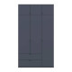 Шафа розпашна з антресоллю Doros Лукас 135х50х240 см Графіт (DRS-011654) - фото 4