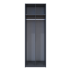 Раздевалка Doros 2-х секционная Графит 2 ДСП 60х52х180 (DRS-011613) - фото 5