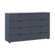 Комод Doros Рон 8 Графит 8 Ящичков 130х38х81 (DRS-011775) - фото 6
