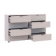 Комод Doros Рон 8 Кашемир 8 Ящичков 130х38х81 (DRS-011776) - фото 7