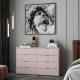 Комод Doros Рон 8 Кашемир 8 Ящичков 130х38х81 (DRS-011776) - фото 3