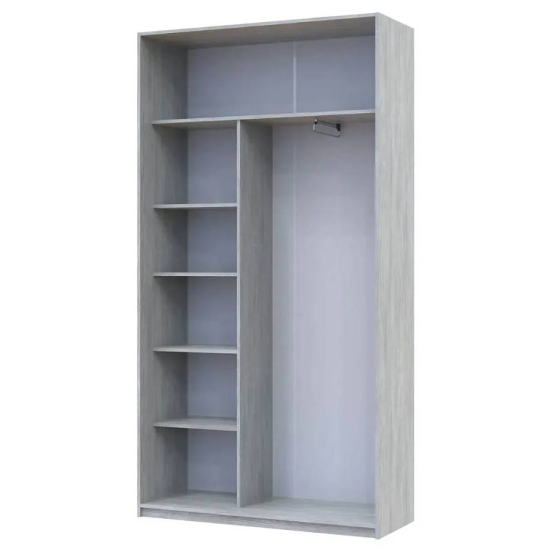Шкаф купе Doros Сити Лайт Сосна Натти 1 ДСП / 1 зеркало 120х45х225 (DRS-011956)