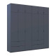 Комплект шкафов для одежды Doros Лукас (2 шт.) 240х50х240 см Графит (DRS-011693) - фото 7