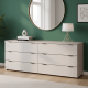 Комод Doros Рон 9 Кашемир 6 ящичков 160х38х62 (DRS-011779) - фото 1