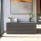 Комод Doros Рон 9 Графит 6 Ящичков 160х38х62 (DRS-011778) - фото 3