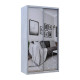 Шкаф купе Doros Сити Лайт Сосна Натти 2 Зеркала 120х60х225 (DRS-011960) - фото 2