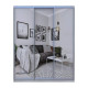 Шафа-купе Doros City Light Сосна Натти 3 Дзеркала 180х60х225 (DRS-011970) - фото 4