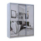 Шафа-купе Doros City Light Сосна Натти 3 Дзеркала 180х60х225 (DRS-011970) - фото 6
