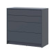 Комод Doros Дейл Графит 4Ш 90х41х85 (DRS-011950) - фото 5