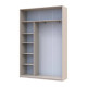 Шкаф купе Doros Сити Лайт Кашемир 2 ДСП 150х45х225 (DRS-011800) - фото 6