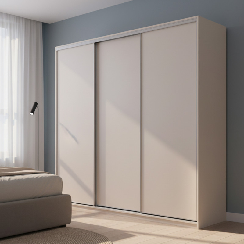 Шафа-купе Doros Сіті Лайт Кашемір 3 ДСП 225х60х225 (DRS-011810) - фото 
