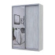 Шкаф купе Doros Сити Лайт Сосна Натти 1 ДСП / 1 зеркало 150х45х225 (DRS-011962) - фото 2