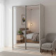 Шкаф купе Doros Сити Лайт Сосна Натти 2 Зеркала 150х45х225 (DRS-011963) - фото 1